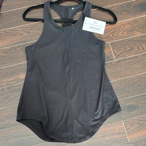ZYIA Black Effortless Tank-Long